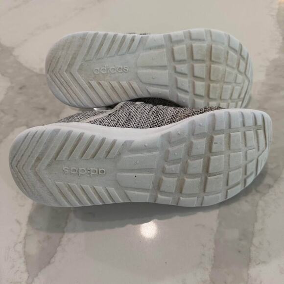 Adidas Cloudfoam Athletic Running Shoes Womens 6.5 Gray/White Lifestyle Sneakers - Picture 8 of 8